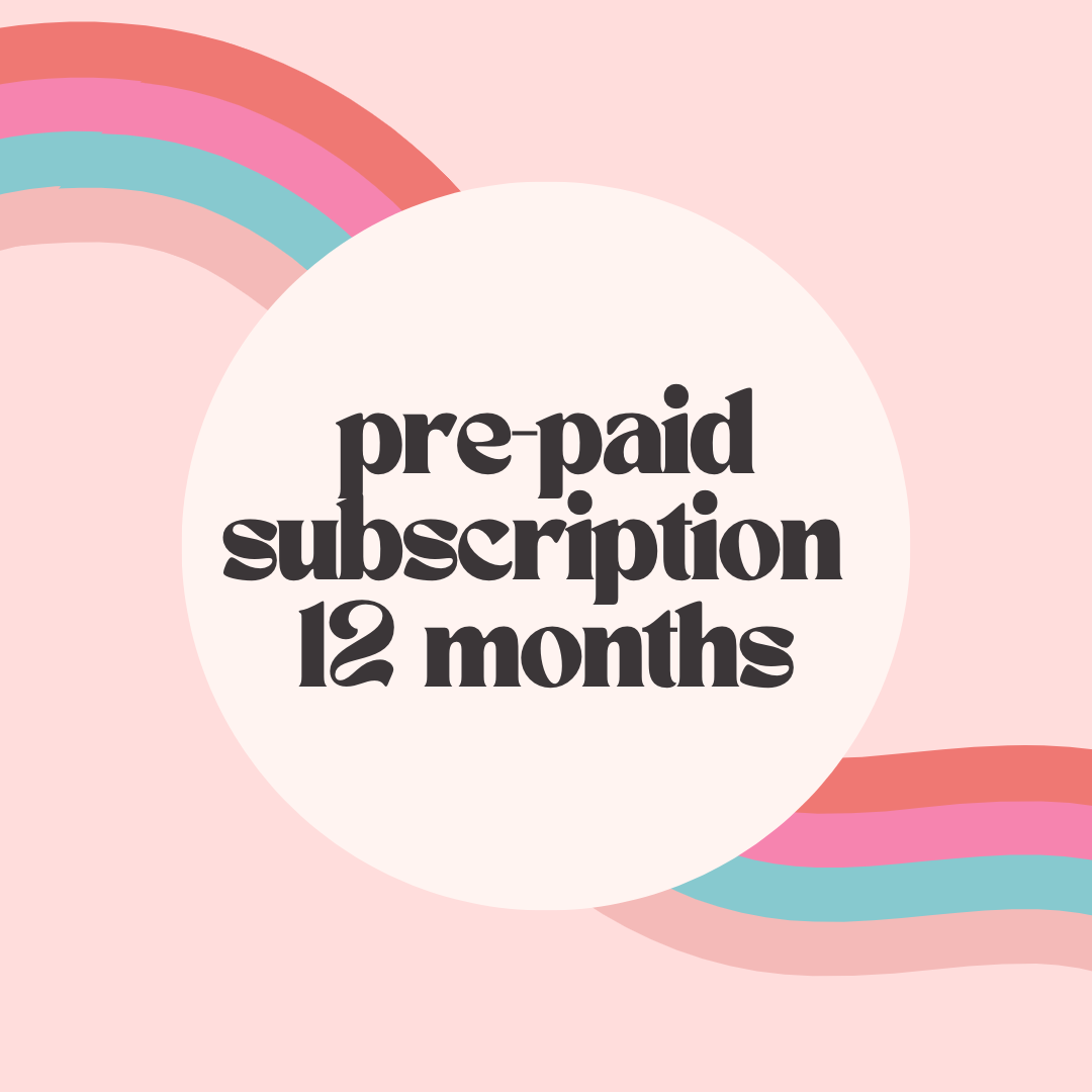 12 Months Pre-Paid Subscription VIP Box (6 donuts, 6 xl cookies, 6 do