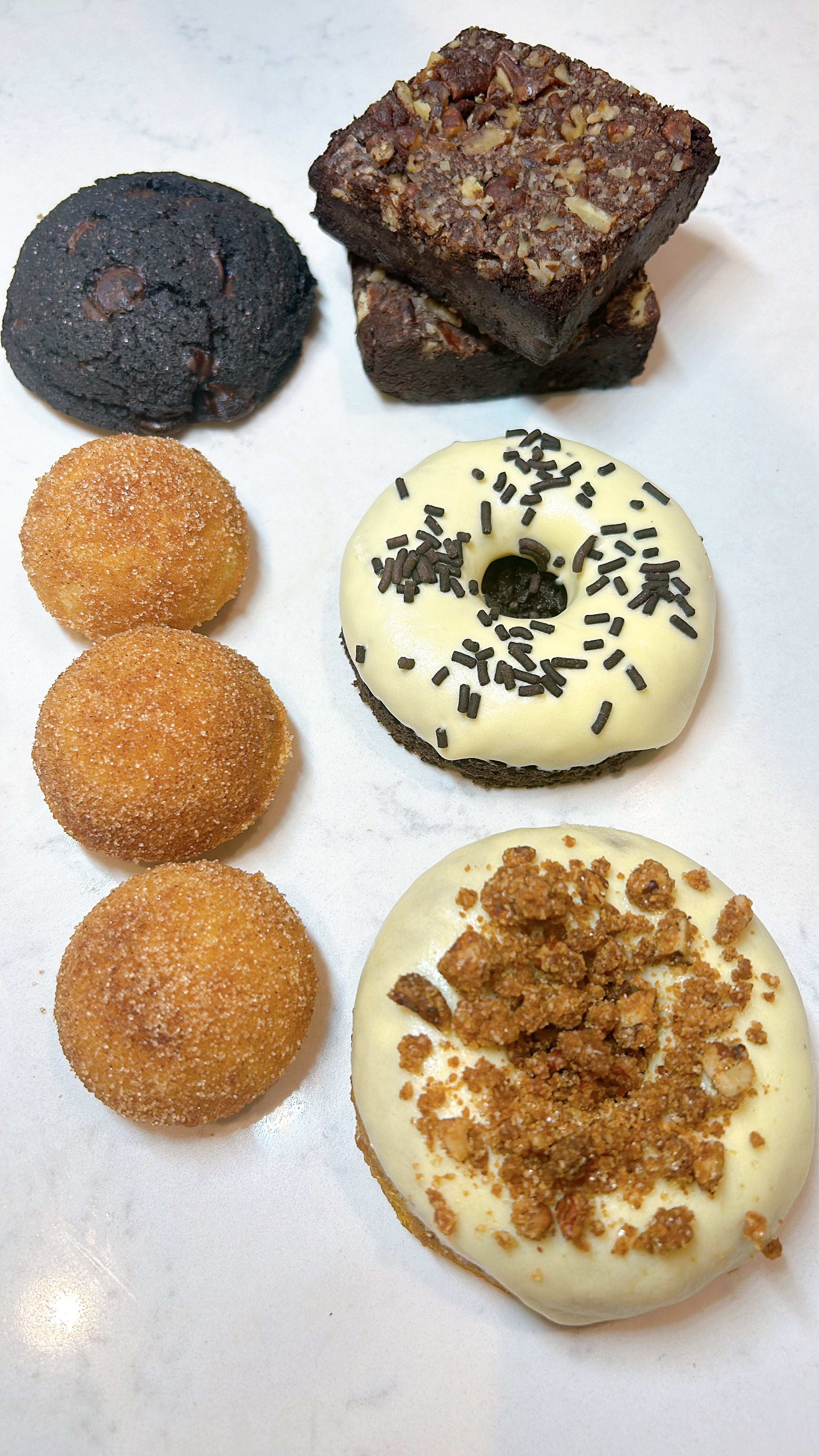 Fall Flavors PART 2 - SMALL VIP Box (2 special donuts, 1 special cookie, 2 brownies, 3 donut holes)