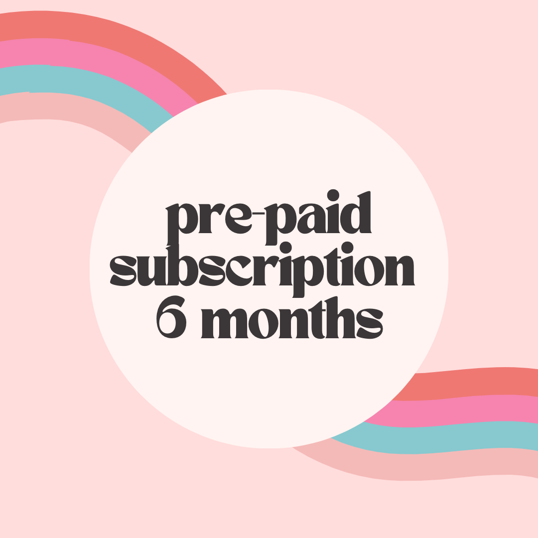 6 Months Pre-Paid Subscription VIP Box (6 donuts, 6 xl cookies, 6 don
