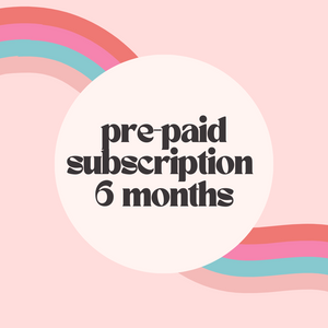 6 Months Pre-Paid Subscription: SMALL VIP Box (3 donuts, 3xl cookies (or brownies), 3 donut holes)