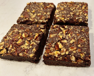 candied pecan brownies - 4 pack