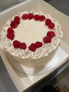 8 inch vanilla cake - 4 layer