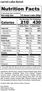 carrot cake donut