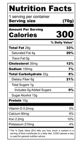 walnut chocolate chip protein cookie, 10g